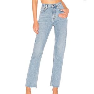 NWT Agolde Cherie High Rise Straight Leg Jeans